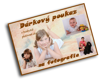 Fotoateliér Praha - dárkový poukaz